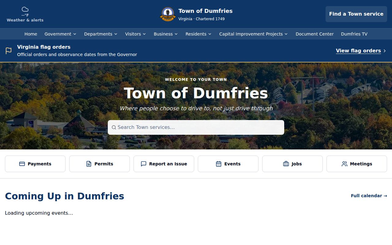 Dumfries warrant search starting point at the town police and government contact page